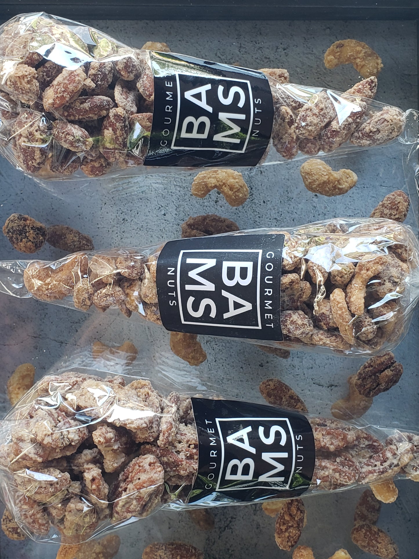 Single Snack Size Bag of Candied Nuts