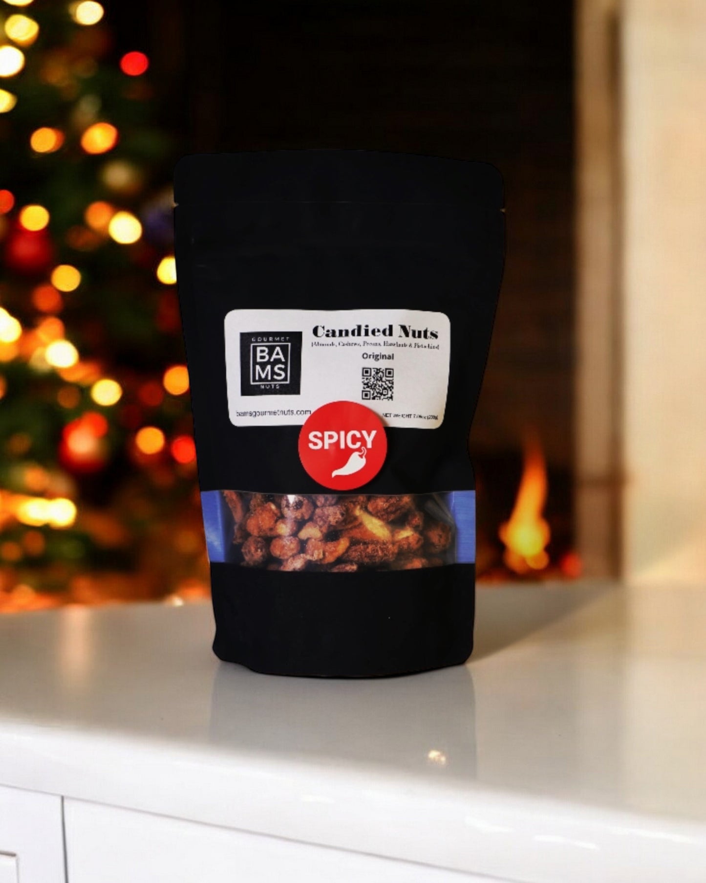 SPICY Candied Nuts 10oz Bag